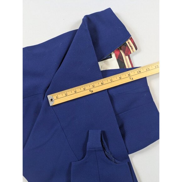 Vintage Ahlers Royal Blue Ski Pants Stirrup West Germany Wool Blend Size 10-12 - Picture 12 of 12